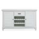 The appearance of Charleston Server In White Dove designed by Magnussen in the traditional interior design. This white dove piece of furniture was selected by 1StopBedrooms from Charleston Collection to add a touch of cosiness and style into your home. Sku: D5611-15WH. Material: Hardwood.