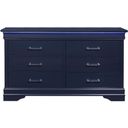 The appearance of Charlie Blue Dresser designed by Global Furniture USA in the modern / contemporary interior design. This blue piece of furniture was selected by 1StopBedrooms from Charlie Collection to add a touch of cosiness and style into your home. Sku: CHARLIE-BLUE-DR W/LED. Material: Rubberwood.