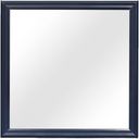 The appearance of Charlie Blue Mirror designed by Global Furniture USA in the modern / contemporary interior design. This blue piece of furniture was selected by 1StopBedrooms from Charlie Collection to add a touch of cosiness and style into your home. Sku: CHARLIE-BLUE-MR. Material: Rubberwood.