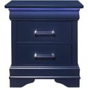The appearance of Charlie Blue Nightstand designed by Global Furniture USA in the modern / contemporary interior design. This blue piece of furniture was selected by 1StopBedrooms from Charlie Collection to add a touch of cosiness and style into your home. Sku: CHARLIE-BLUE-NS W/LED. Material: Rubberwood.