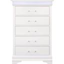 The appearance of Charlie White Chest designed by Global Furniture USA in the modern / contemporary interior design. This white piece of furniture was selected by 1StopBedrooms from Charlie Collection to add a touch of cosiness and style into your home. Sku: CHARLIE-WHITE-CH W/LED. Material: Rubberwood.
