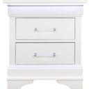 The appearance of Charlie White Nightstand designed by Global Furniture USA in the modern / contemporary interior design. This white piece of furniture was selected by 1StopBedrooms from Charlie Collection to add a touch of cosiness and style into your home. Sku: CHARLIE-WHITE-NS W/LED. Material: Rubberwood.