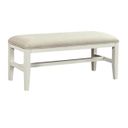 The appearance of Charlotte Bench In White designed by Aspenhome in the transitional interior design. This white piece of furniture was selected by 1StopBedrooms from Charlotte Collection to add a touch of cosiness and style into your home. Sku: I218-468-WHT. Material: Wood.