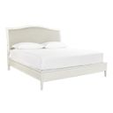 Charlotte King Upholstered Bed In White