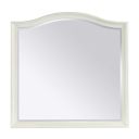 The appearance of Charlotte Landscape Mirror In White designed by Aspenhome in the transitional interior design. This white piece of furniture was selected by 1StopBedrooms from Charlotte Collection to add a touch of cosiness and style into your home. Sku: I218-462-WHT. Material: Wood.