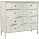 The appearance of Charlotte Tall Chesser In Pebble White designed by Aspenhome in the transitional interior design. This white piece of furniture was selected by 1StopBedrooms from Charlotte Collection to add a touch of cosiness and style into your home. Sku: I218-489-WHT-1. Material: Wood.