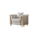 Chateau Chair In Cream and Gold