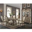 The appearance of Chateau De Ville Dining Table In Antique White designed by ACME in the transitional interior design. This antique white piece of furniture was selected by 1StopBedrooms from Chateau De Ville Collection to add a touch of cosiness and style into your home. Sku: 64065A-T;64066A-ST. Material: Wood. Table Top Shape: Rectangular. Size: 46" x 96".