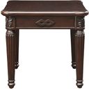The appearance of Chateau De Ville End Table In Espresso designed by ACME in the transitional interior design. This espresso piece of furniture was selected by 1StopBedrooms from Chateau De Ville Collection to add a touch of cosiness and style into your home. Sku: 88267. Material: Wood.