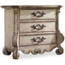 The appearance of Chatelet Light Wood Nightstand designed by Hooker in the traditional interior design. This light wood piece of furniture was selected by 1StopBedrooms from Chatelet Collection to add a touch of cosiness and style into your home. Sku: 5350-90017. Material: Veneer.