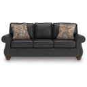 The appearance of Chatterton Sofa In Granite designed by Signature Design by Ashley in the traditional interior design. This granite piece of furniture was selected by 1StopBedrooms from Chatterton Collection to add a touch of cosiness and style into your home. Sku: NC5590338. Material: Faux Leather.