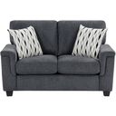 The appearance of Chelsea Loveseat In Dark Gray designed by Homelegance in the modern / contemporary interior design. This dark gray piece of furniture  was selected by 1StopBedrooms from Chelsea Collection to add a touch of cosiness and style into your home. Sku: 9746DG-2. Material: Chenille.