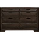 The appearance of Chesky Warm Espresso Dresser designed by Homelegance in the modern / contemporary interior design. This brown piece of furniture was selected by 1StopBedrooms from Chesky Collection to add a touch of cosiness and style into your home. Sku: 1753-5. Material: Wood.