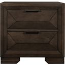 The appearance of Chesky Warm Espresso Nightstand designed by Homelegance in the modern / contemporary interior design. This brown piece of furniture was selected by 1StopBedrooms from Chesky Collection to add a touch of cosiness and style into your home. Sku: 1753-4. Material: Wood.