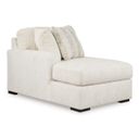 The appearance of Chessington LAF Corner Chaise In Ivory designed by Signature Design by Ashley in the modern / contemporary interior design. This ivory piece of furniture was selected by 1StopBedrooms from Chessington Collection to add a touch of cosiness and style into your home. Sku: 6190416. Material: Fabric.