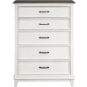 Chesterton Bedroom Chest In Brown and White