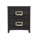 The appearance of Chett 2-Drawer Nightstand with USB In Black designed by Picket House in the modern / contemporary interior design. This black piece of furniture was selected by 1StopBedrooms from Chett Collection to add a touch of cosiness and style into your home. Sku: B-15990-8-NS. Material: Paper.