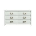 The appearance of Chett 6-Drawer Dresser In White designed by Picket House in the modern / contemporary interior design. This white piece of furniture was selected by 1StopBedrooms from Chett Collection to add a touch of cosiness and style into your home. Sku: B-15990-7-DR. Material: Paper.