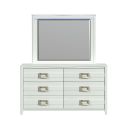 The appearance of Chett Dresser and Mirror Set with LED In White designed by Picket House in the modern / contemporary interior design. This white piece of furniture was selected by 1StopBedrooms from Chett Collection to add a touch of cosiness and style into your home. Sku: B-15990-7-DR;B-15990-7-MR. Material: Paper.