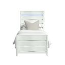 The appearance of Chett Twin Bed with LED In White designed by Picket House in the modern / contemporary interior design. This white piece of furniture was selected by 1StopBedrooms from Chett Collection to add a touch of cosiness and style into your home. Sku: B-15990-7-THFL;B-15990-7-TFR. Bed Type: Panel Bed. Bed Size: Twin. Material: Paper.