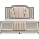 Chevanna Platinum King Upholstered Panel Bed