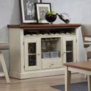 The appearance of Choices Antique White Server designed by ECI in the transitional interior design. This white piece of furniture was selected by 1StopBedrooms from Choices Collection to add a touch of cosiness and style into your home. Sku: 0733-20-SR. Material: Wood.