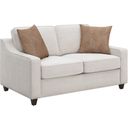 The appearance of Christine Upholstered Cushion Back Loveseat Beige designed by Coaster in the transitional interior design. This beige piece of furniture was selected by 1StopBedrooms from Christine Collection to add a touch of cosiness and style into your home. Sku: 552062. Material: Upholstered.