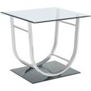 The appearance of Danville U-shaped End Table Chrome designed by Coaster in the modern / contemporary interior design. This chrome piece of furniture  was selected by 1StopBedrooms from Danville Collection to add a touch of cosiness and style into your home. Sku: 704987. Material: Metal.