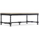 The appearance of Ciao Bella Cocktail Table designed by Hooker in the transitional interior design. This black piece of furniture was selected by 1StopBedrooms from Ciaobella Collection to add a touch of cosiness and style into your home. Sku: 5805-80110-80. Material: Maple.