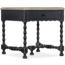 The appearance of Ciao Bella Rectangular End Table designed by Hooker in the transitional interior design. This black piece of furniture was selected by 1StopBedrooms from Ciaobella Collection to add a touch of cosiness and style into your home. Sku: 5805-80113-80. Material: Maple.