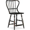 The appearance of Ciao Bella Spindle Back Counter Stool-Black designed by Hooker in the transitional interior design. This black piece of furniture was selected by 1StopBedrooms from Ciaobella Collection to add a touch of cosiness and style into your home. Sku: 5805-75351-99. Material: Hardwood.