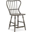 The appearance of Ciao Bella Spindle Back Counter Stool-Speckled Gray designed by Hooker in the transitional interior design. This gray piece of furniture was selected by 1StopBedrooms from Ciaobella Collection to add a touch of cosiness and style into your home. Sku: 5805-75351-96. Material: Hardwood.