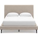 The appearance of Cielden Queen Upholstered Bed with Roll Slats In Gray designed by Signature Design by Ashley in the modern / contemporary interior design. This soft grey piece of furniture was selected by 1StopBedrooms from Cielden Collection to add a touch of cosiness and style into your home. Sku: B1199-81. Material: Fabric. Bed Size: Queen. Bed Type: Upholstered Bed.