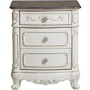 Cinderella Antique White With Grey Nightstand