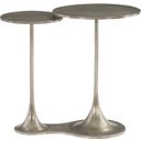 The appearance of Circlet Bunching End Tables designed by Bernhardt in the modern / contemporary interior design. This graphite piece of furniture  was selected by 1StopBedrooms from Circlet Collection to add a touch of cosiness and style into your home. Sku: 382158. Material: Aluminum.