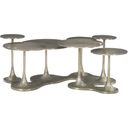 The appearance of Circlet Cocktail Table designed by Bernhardt in the modern / contemporary interior design. This graphite piece of furniture  was selected by 1StopBedrooms from Circlet Collection to add a touch of cosiness and style into your home. Sku: 382024. Material: Aluminum.