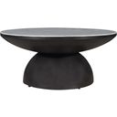 The appearance of Circularity 35 Inch Round Pedestal Coffee Table In White and Gunmetal designed by Jofran in the modern / contemporary interior design. This white/gunmetal piece of furniture  was selected by 1StopBedrooms from Circularity Collection to add a touch of cosiness and style into your home. Sku: 2220-2. Material: Iron.
