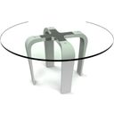 The appearance of Cirrus Silver Round Dining Table designed by Bellini Modern Living in the modern / contemporary interior design. This silver piece of furniture was selected by 1StopBedrooms from Cirrus Collection to add a touch of cosiness and style into your home. Sku: Cirrus RD DT. Table Top Shape: Round. Size: 60".