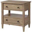 The appearance of Wilmington Open Nightstand In Sand designed by Bernell in the transitional interior design. This sand piece of furniture was selected by 1StopBedrooms from Wilmington Collection to add a touch of cosiness and style into your home. Sku: 338-122. Material: Rubberwood.