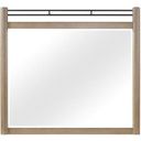 The appearance of Wilmington Poster Mirror In Sand designed by Bernell in the transitional interior design. This sand piece of furniture was selected by 1StopBedrooms from Wilmington Collection to add a touch of cosiness and style into your home. Sku: 338-142. Material: Rubberwood.