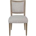 The appearance of Wilmington Upholstered Dining Chair In Sand designed by Bernell in the transitional interior design. This sand piece of furniture  was selected by 1StopBedrooms from Wilmington Collection to add a touch of cosiness and style into your home. Sku: 338-510. Material: Rubberwood.