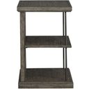 The appearance of City Scape Chair Side Table In Burnished Beige designed by Liberty in the modern / contemporary interior design. This beige piece of furniture was selected by 1StopBedrooms from City Scape Collection to add a touch of cosiness and style into your home. Sku: 421-OT1021. Material: Poplar.