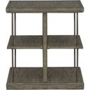 The appearance of City Scape End Table In Burnished Beige designed by Liberty in the modern / contemporary interior design. This beige piece of furniture was selected by 1StopBedrooms from City Scape Collection to add a touch of cosiness and style into your home. Sku: 421-OT1020. Material: Poplar.