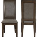 The appearance of Cityscape Dining Chair Set of 2 In Walnut designed by New Classic in the modern / contemporary interior design. This walnut piece of furniture  was selected by 1StopBedrooms from Cityscape Collection to add a touch of cosiness and style into your home. Sku: D4212-20. Material: Wood.