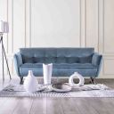 The appearance of Civellutino Sofa In Light Blue designed by Furniture of America in the modern / contemporary interior design. This light blue piece of furniture  was selected by 1StopBedrooms from Civellutino Collection to add a touch of cosiness and style into your home. Sku: FM90004-LEG-2;FM90004-SF-1. Material: Velvet.