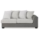 The appearance of Clairette Court Right-Arm Facing Sofa In Alloy designed by Signature Design by Ashley in the modern / contemporary interior design. This alloy piece of furniture  was selected by 1StopBedrooms from Clairette Court Collection to add a touch of cosiness and style into your home. Sku: 3150367. Material: Fabric.