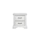 The appearance of Clara Nightstand In White Mist designed by Alpine in the traditional interior design. This white mist piece of furniture was selected by 1StopBedrooms from Clara Collection to add a touch of cosiness and style into your home. Sku: F7653-12. Material: Poplar Solid.