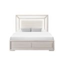The appearance of Clara Queen Bed with LED In Beige designed by Global Furniture USA in the modern / contemporary interior design. This beige piece of furniture was selected by 1StopBedrooms from Clara Collection to add a touch of cosiness and style into your home. Sku: CLARA-BEIGE-QB-HB W/LED;CLARA-BEIGE-QB/KB-SR;CLARA-BEIGE-QB-FB/SLATS. Bed Type: Panel Bed. Material: Fabric. Bed Size: Queen.