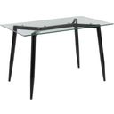 The appearance of Clara Table In Black designed by Lumisource in the modern / contemporary interior design. This black piece of furniture was selected by 1StopBedrooms from Clara Collection to add a touch of cosiness and style into your home. Sku: OFD-CLARA BKCL. Material: Metal.