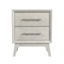 Clare 2-Drawer Nightstand In Almond